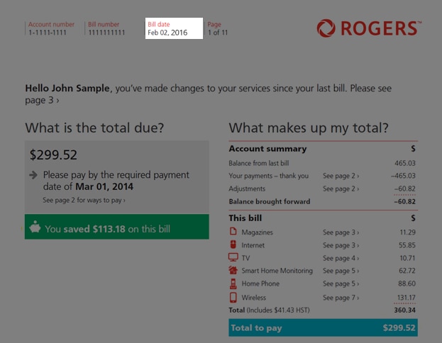 how to pay rogers bill online bmo